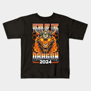 Chinese New Year 2024 Year of The Dragon Kids T-Shirt